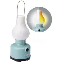 Фонарь кемпинговый 3Вт 3xAA с эффектом живого пламени корпус ABS-пластик матов. рассеив. КОСМОС KOC603B