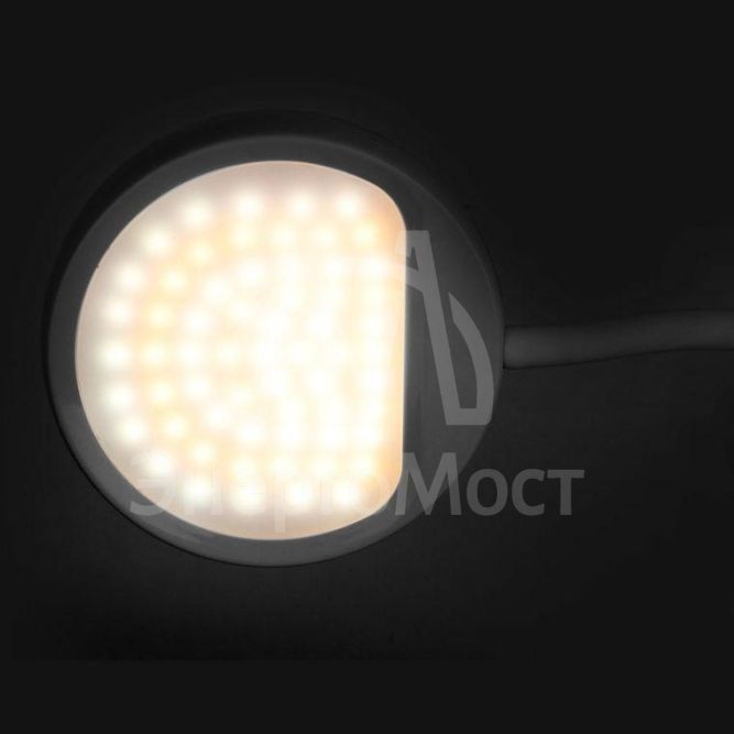 Светильник настольный KD-828 C01 LED 6.5Вт 230В 360лм сенс.рег.ярк .CCT RGB-ночник &amp;quot;Звездн. небо&amp;quot; бел. Camelion 13006