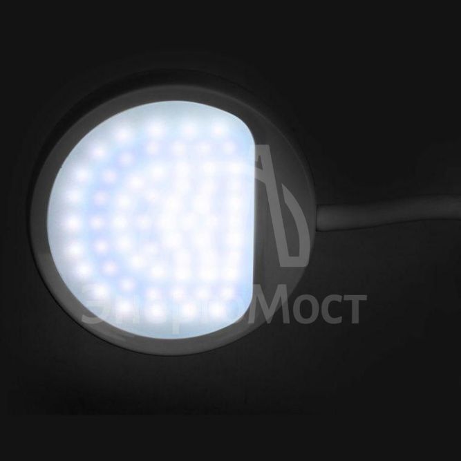 Светильник настольный KD-828 C01 LED 6.5Вт 230В 360лм сенс.рег.ярк .CCT RGB-ночник &amp;quot;Звездн. небо&amp;quot; бел. Camelion 13006