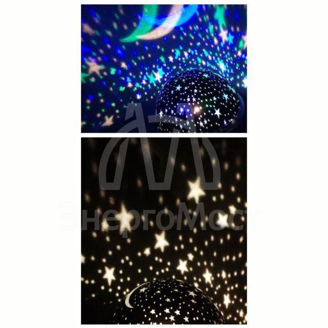 Светильник настольный KD-828 C01 LED 6.5Вт 230В 360лм сенс.рег.ярк .CCT RGB-ночник &amp;quot;Звездн. небо&amp;quot; бел. Camelion 13006