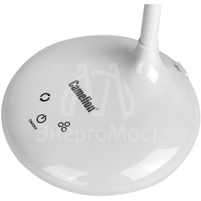 Светильник настольный KD-828 C01 LED 6.5Вт 230В 360лм сенс.рег.ярк .CCT RGB-ночник &amp;quot;Звездн. небо&amp;quot; бел. Camelion 13006