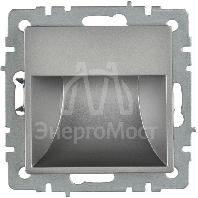 Подсветка светодиодная BRITE встраив. ПЛ20-БрС сталь IEK BR-FL20-K46