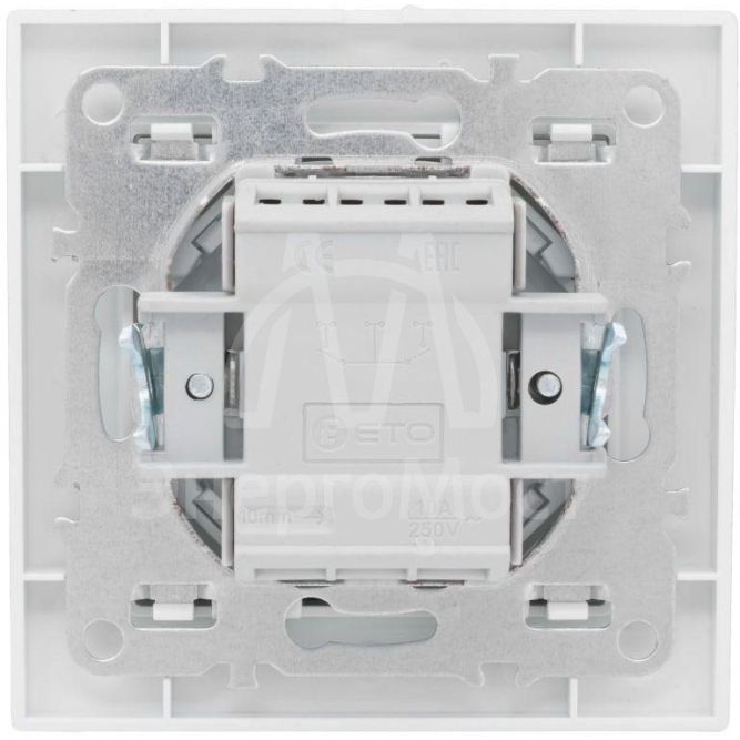 Выключатель 3-кл. СП Минск 10А IP20 бел. Basic EKF ERV10-024-10