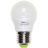 Лампа светодиодная PLED-ECO-G45 5Вт шар 3000К тепл. бел. E27 400лм 220-240В JazzWay 1036957A