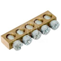 Шина PEN &amp;quot;ноль-земля&amp;quot; (6х9мм) 5 отв. для щитов Nova Unix Unix65 EKF nv-k5