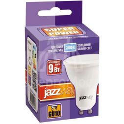 Лампа светодиодная PLED-SP 9Вт 5000К холод. бел. GU10 720лм 230В JazzWay 2859723A