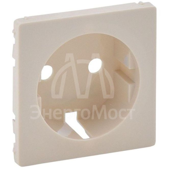 Панель лицевая Valena Life для розетки 2К+З сл. кость Leg 755201