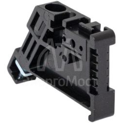 Ограничитель на DIN-рейку 1 винт EW пластик. EKF ahdw-ew