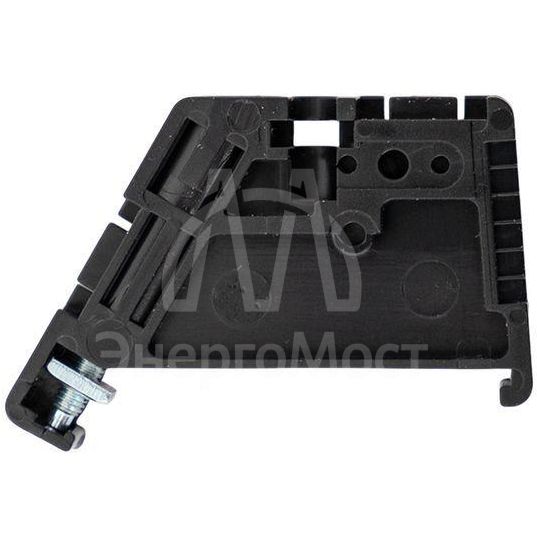 Ограничитель на DIN-рейку 1 винт EW пластик. EKF ahdw-ew