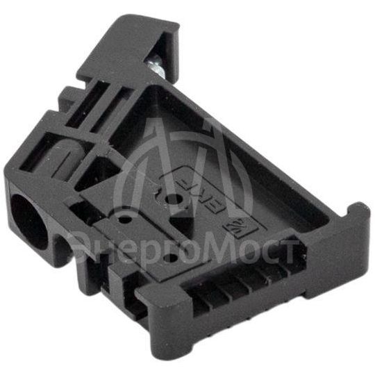 Ограничитель на DIN-рейку 1 винт EW пластик. EKF ahdw-ew