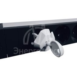 Набор заглушек блокировочных для блоков распр. питания (PDU) нем. стандарт плюс ключ (уп.6шт) Leg 646890