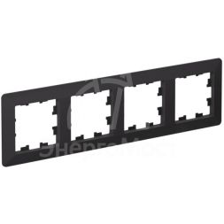 Рамка 4-м AtlasDesign Air карбон/дым. черн. SE ATN221004