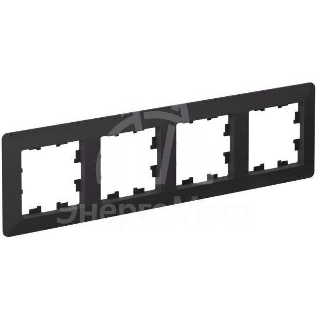 Рамка 4-м AtlasDesign Air карбон/дым. черн. SE ATN221004