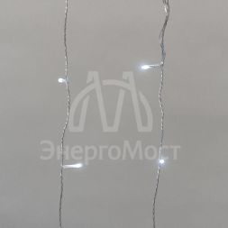 Гирлянда &amp;quot;Дождь&amp;quot; светодиодный 2х1.5м эффект мерцания прозр. провод IP44 230В диоды бел. 150 LED Neon-Night 235-515