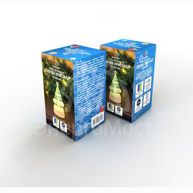 Фигура светодиодная &amp;quot;Елочка Кристалл&amp;quot; на подставке RGB Neon-Night 501-051