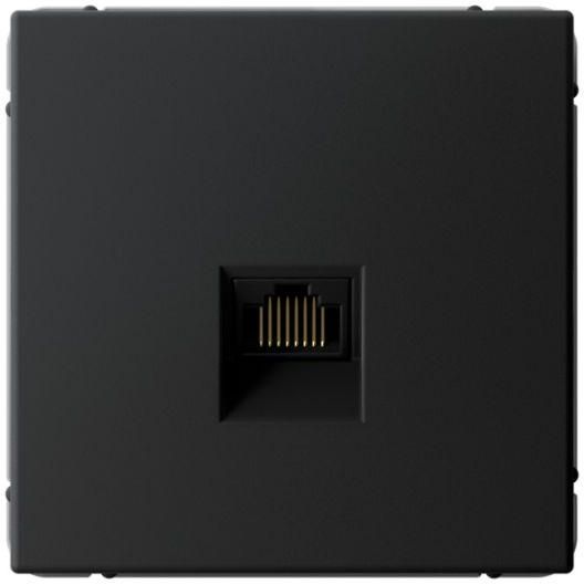 Розетка компьютерная ArtGallery RJ45 кат.5E механизм карбон SE GAL001083