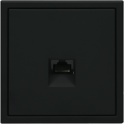 Розетка компьютерная ArtGallery RJ45 кат.5E механизм карбон SE GAL001083