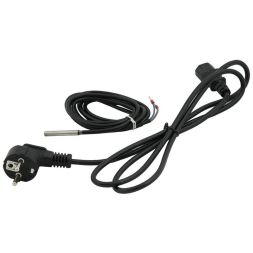 Панель микропроцессорная контрольная JG01-BK со встроен. термостатом для автомат. регулирования или управления вентиляторн. модулями черн. RAL 9004 Cabeus 8618c