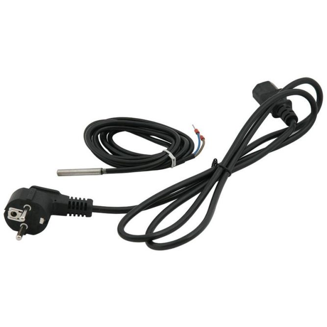 Панель микропроцессорная контрольная JG01-BK со встроен. термостатом для автомат. регулирования или управления вентиляторн. модулями черн. RAL 9004 Cabeus 8618c