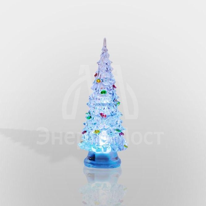 Фигура светодиод. &amp;quot;Елочка&amp;quot; (батарейки 3хAG13 в компл.) 1LED 15см RGB 4.5B IP20 NEON-NIGHT 513-022