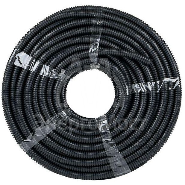 Труба гофрированная FRHF d20мм с протяжкой черн. (уп.100м) Plast PROxima EKF FRHF-20