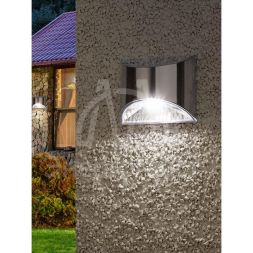 Подсветка фасадная ERAFS024-38 Хром 4LED 7лм солнечная батарея ЭРА Б0044251