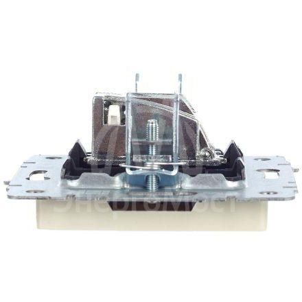 Розетка телевизионная оконечная TV СП Brite РТВ11-0-БрКр беж. IEK BR-A10-O-K10