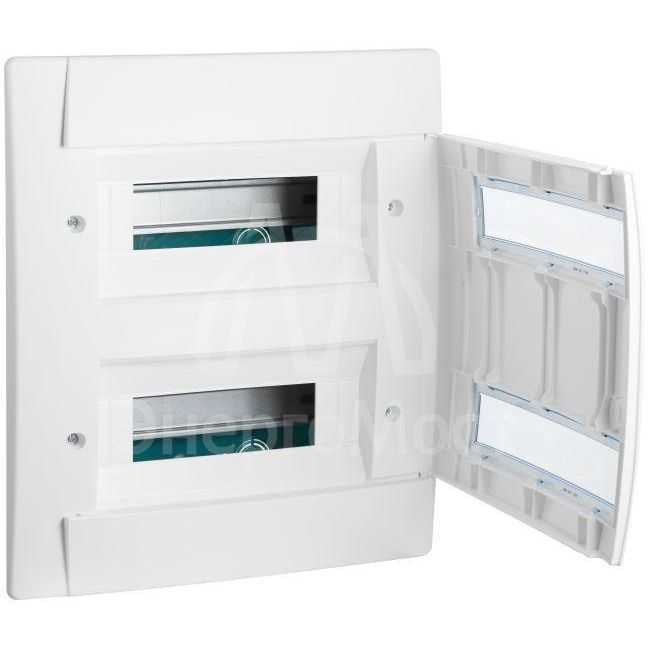 Бокс СП Practibox 2х12 мод. с шинами N и PE IP40 бел/бел. двер. Leg 601118