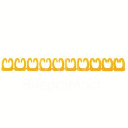 Маркер кабельный 0-9 комплект в блистере от 4 до 6мм (уп.100шт) Rexant 12-6062