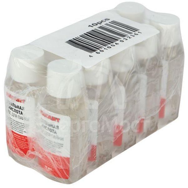 Флюс для пайки &amp;quot;Паяльная кислота&amp;quot; 30мл (уп.10шт) Rexant 09-3610