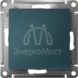 Механизм переключателя проходного 1-кл. СП AtlasDesign 10А IP20 (сх. 6) 10AX изумруд SchE ATN000861