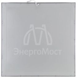 Светильник светодиодный ЛУО-4008-L 36Вт 6500К IP40 панель тонкая 595х595 серебро без драйвера Basic EKF LPS-4008-L-36-6500