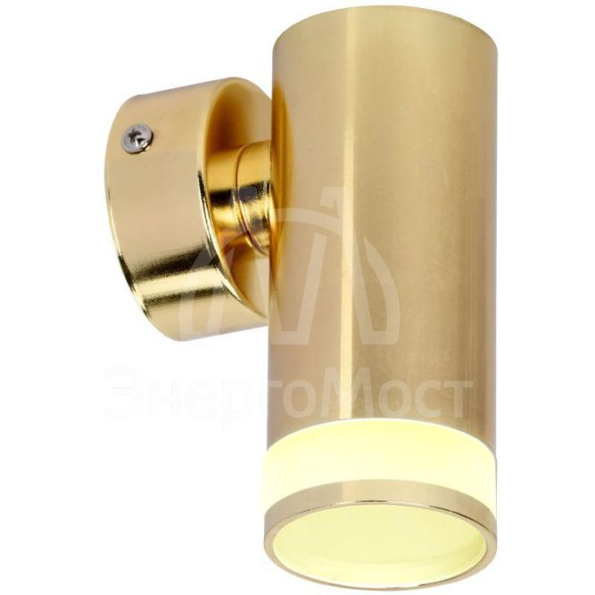 Светильник 4008 настенный под лампу GU10 золото IEK LT-UBB0-4008-GU10-1-K22