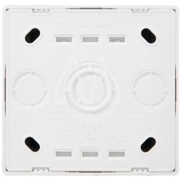 Выключатель 2-клав. проходной LETO бел. LEZARD 752-0200-106