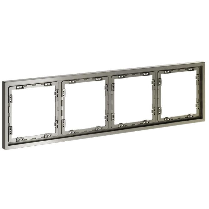 Рамка 4-м S70 пластик. шелк Voltum VLS100404