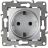 Механизм розетки 1-м СП Эра12 12-2102-03 16А IP20 16AX 250В 2P+E Schuko защ. шторки алюм. Эра Б0014689