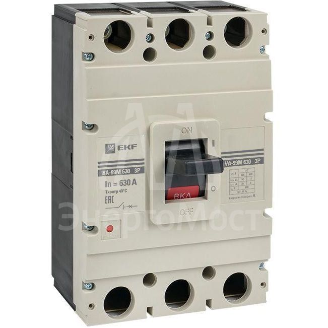 Выключатель автоматический 3п 630/630А 50кА ВА-99М PROxima EKF mccb99-630-630m