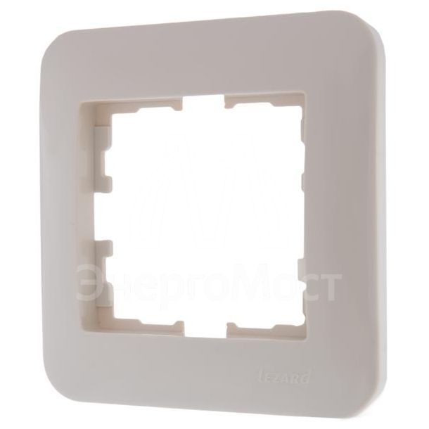 Рамка 1-м KARINA LIFE горизонт. крем. LEZARD 708-0300-146