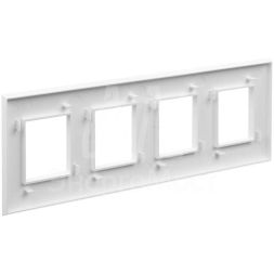Рамка 4-м 8мод. Avanti &amp;quot;Белое облако&amp;quot; DKC 4400908