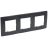 Рамка 3-м Etika антрацит Leg 672583