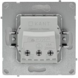 Розетка силовая KANT 2P+E без шторки бел. магнолия DKC 7000033