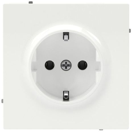 Розетка силовая KANT 2P+E без шторки бел. магнолия DKC 7000033