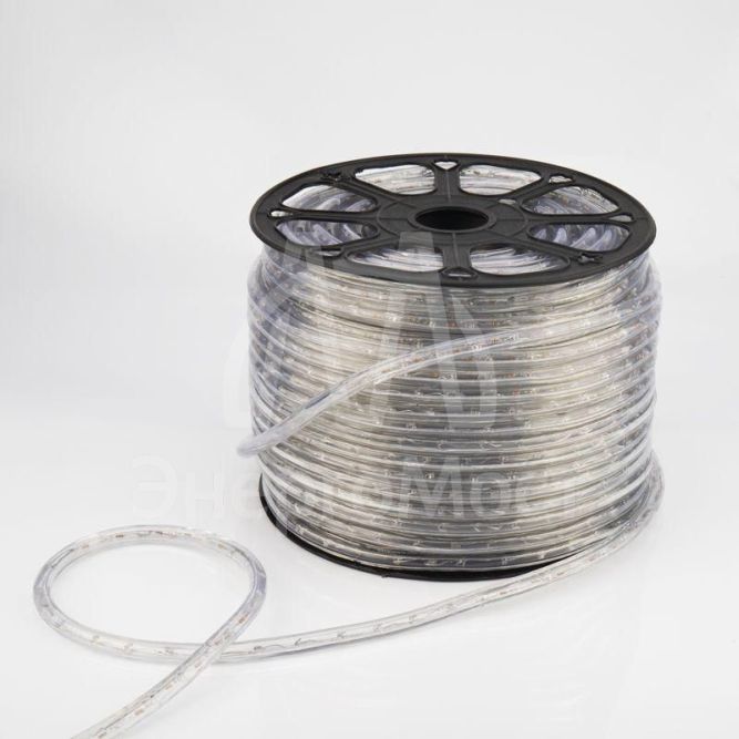 Шнур светодиодный Дюралайт постоянное свечение 2Вт тепл. бел. 36LED/м (уп.100м) Neon-Night 121-136