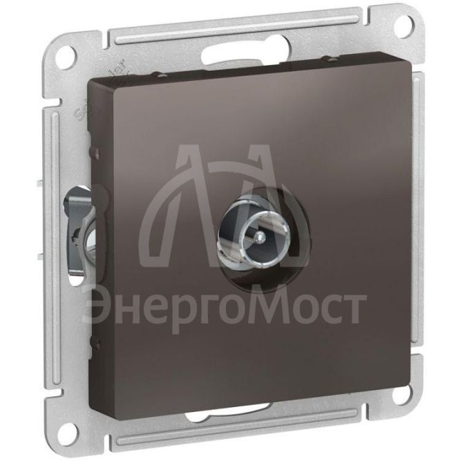 Механизм розетки TV оконечной AtlasDesign 1DB мокко SchE ATN000691