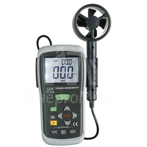 DT-618 Термоанемометр для измерения скорости ветра и температуры