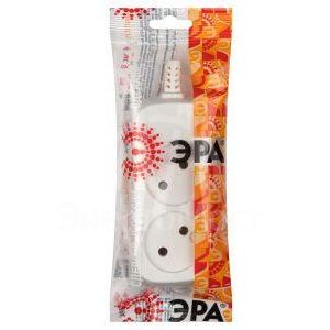 Колодка удлинителя KX-2 2-м без зазeмл. ЭРА Б0028330