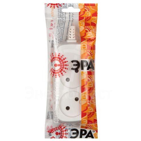 Колодка удлинителя KX-2 2-м без зазeмл. ЭРА Б0028330