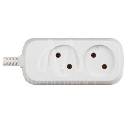 Колодка удлинителя KX-2 2-м без зазeмл. ЭРА Б0028330