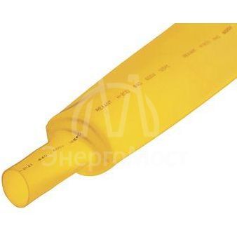 Трубка термоусадочная тонкостен. 35/17.5 1м желт. Rexant 23-5002