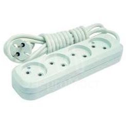 Удлинитель 4х3м без заземл. 10А IP20 Makel MGP143